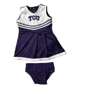 TCU Cheer Dress with Matching Bottoms